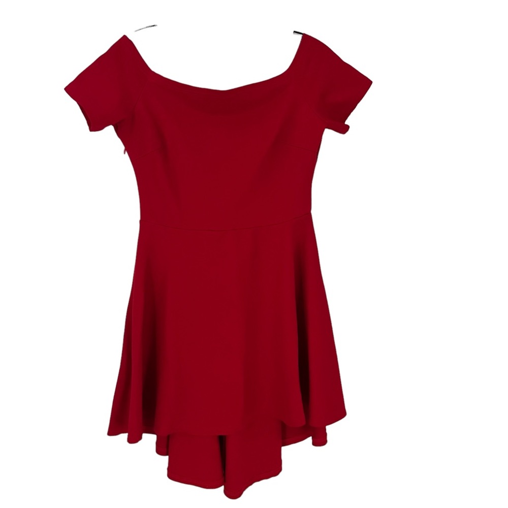 Sarin Mathews Women’s Red High Low Dress Size M